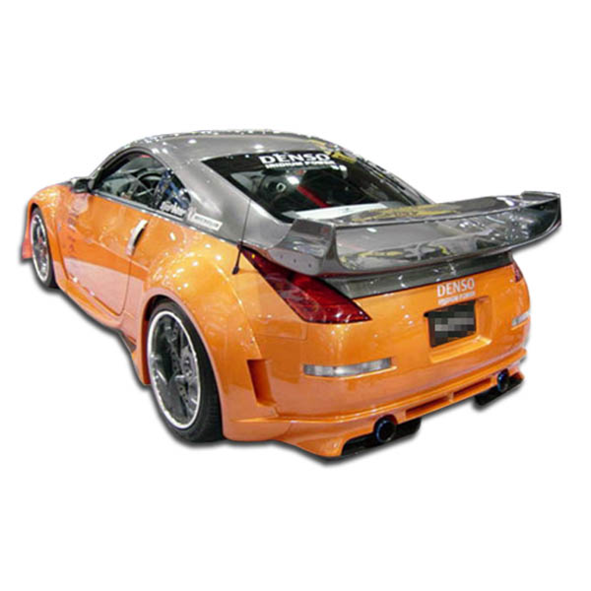 Modify your Nissan 350Z 2003 with our Exterior/Complete Body Kits - Rear angle view showcasing the bumper design