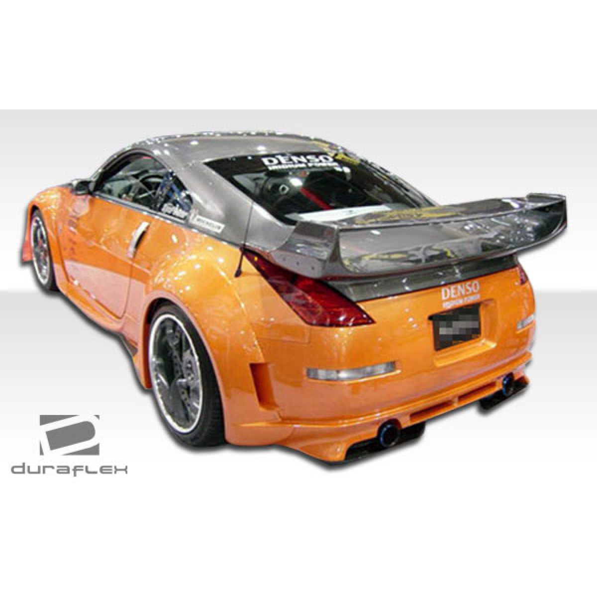 Modify your Nissan 350Z 2003 with our Exterior/Complete Body Kits - Rear angle view of the Nissan 350Z