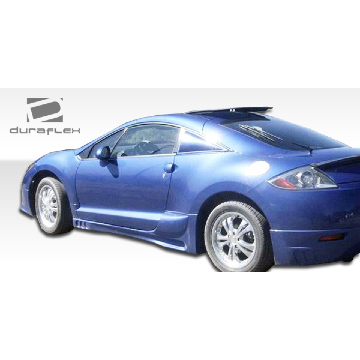 Modify your Mitsubishi Eclipse 2006 with our Exterior/Side Skirts - Side angle view of car showing side skirts