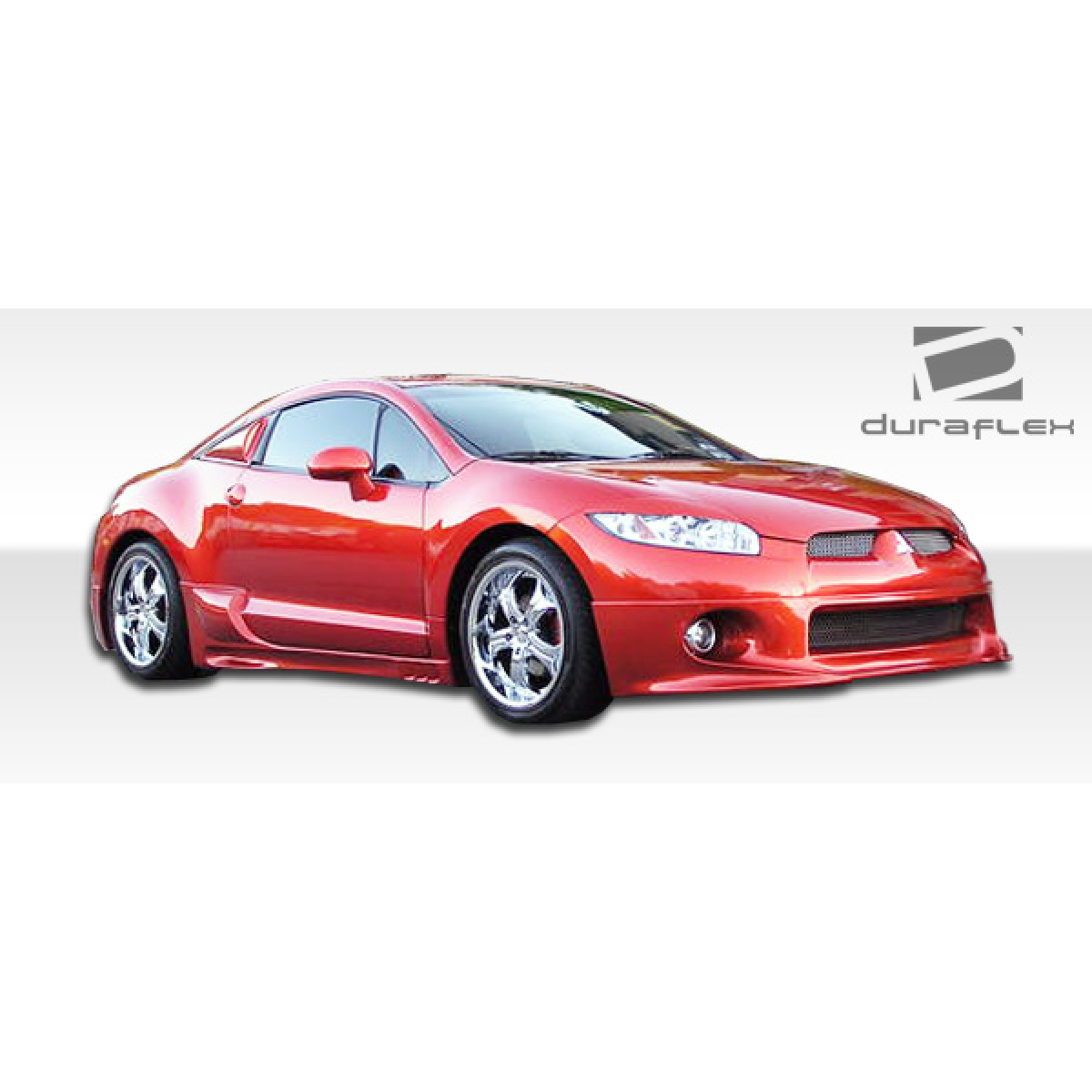 Modify your Mitsubishi Eclipse 2006 with our Exterior/Side Skirts - The car is shown at a low side angle