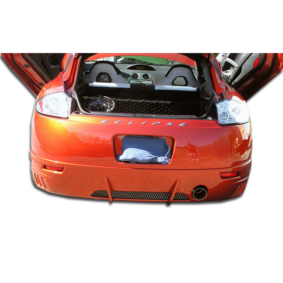 Modify your Mitsubishi Eclipse 2006 with our Exterior/Complete Body Kits - View of rear of vehicle from a low angle