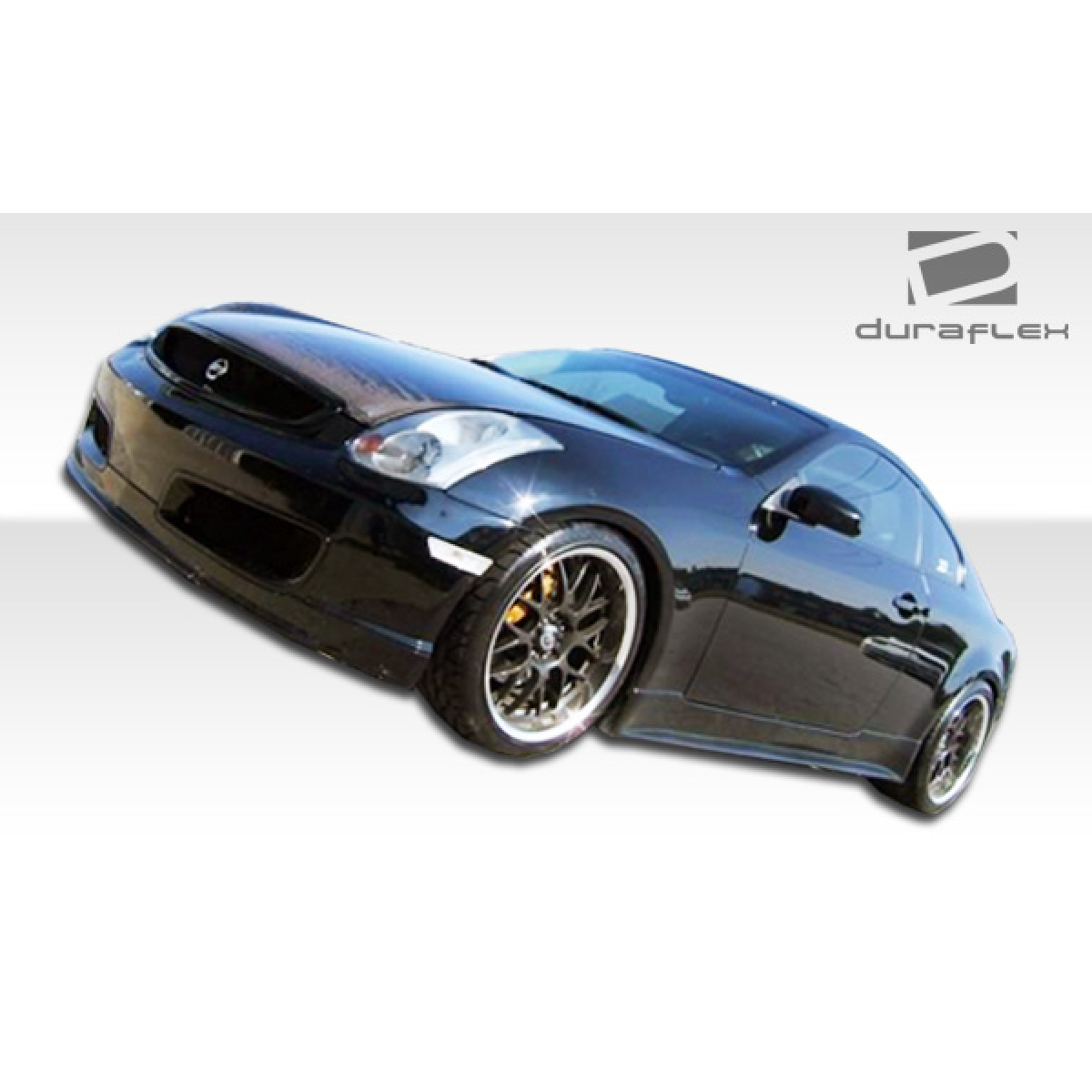 Modify your Infiniti G35 2003 with our Exterior/Side Skirts - Angled view of vehicle from front side