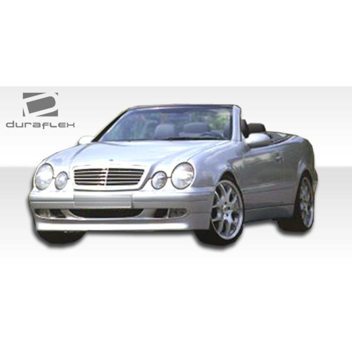 Modify your Mercedes-Benz CLK-Class 1998 with our Exterior/Front Lips - Front angle view of a Mercedes-Benz CLK-Class