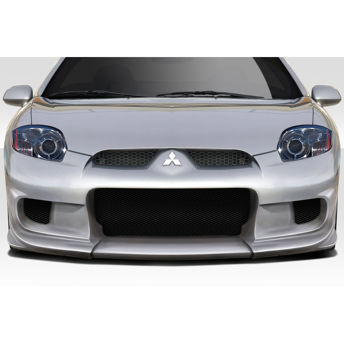 Modify your Mitsubishi Eclipse 2006 with our Exterior/Front Bumpers or Lips - Front view of the vehicle at a straight angle