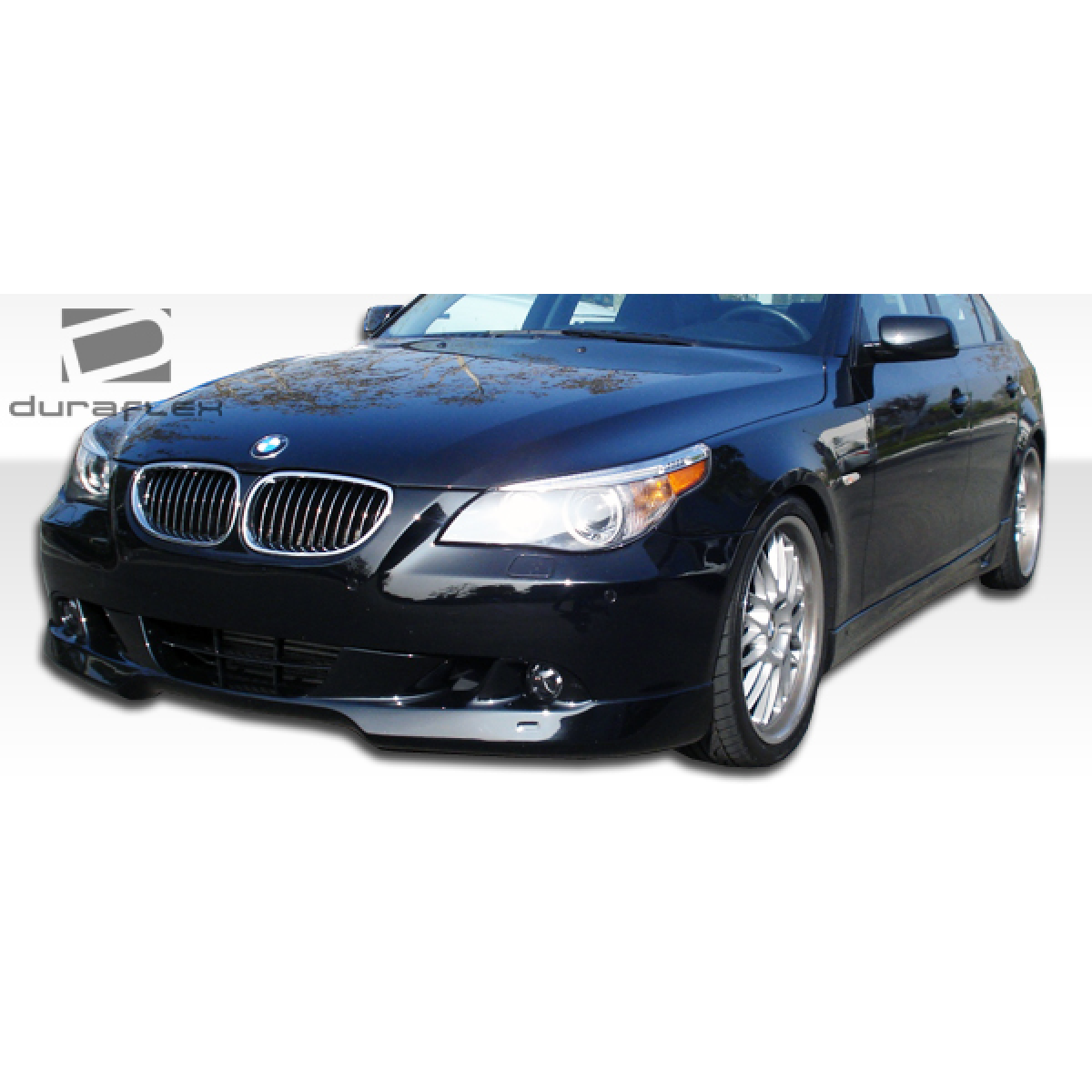 Modify your BMW 5-Series 2004 with our Exterior/Front Bumpers or Lips - Front angle view of car part installed