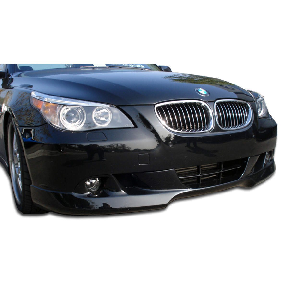 Modify your BMW 5-Series 2004 with our Exterior/Front Bumpers or Lips - Front view angle slightly tilted forward