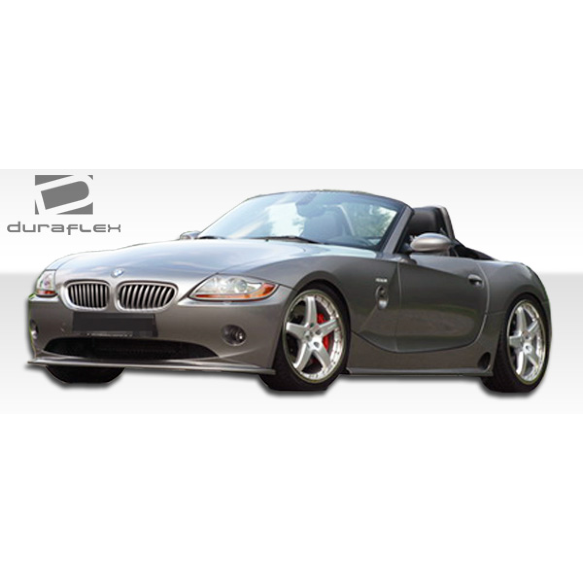 Modify your BMW Z4 2003 with our Exterior/Front Bumpers or Lips - Front angle of the BMW Z4 with front lip design