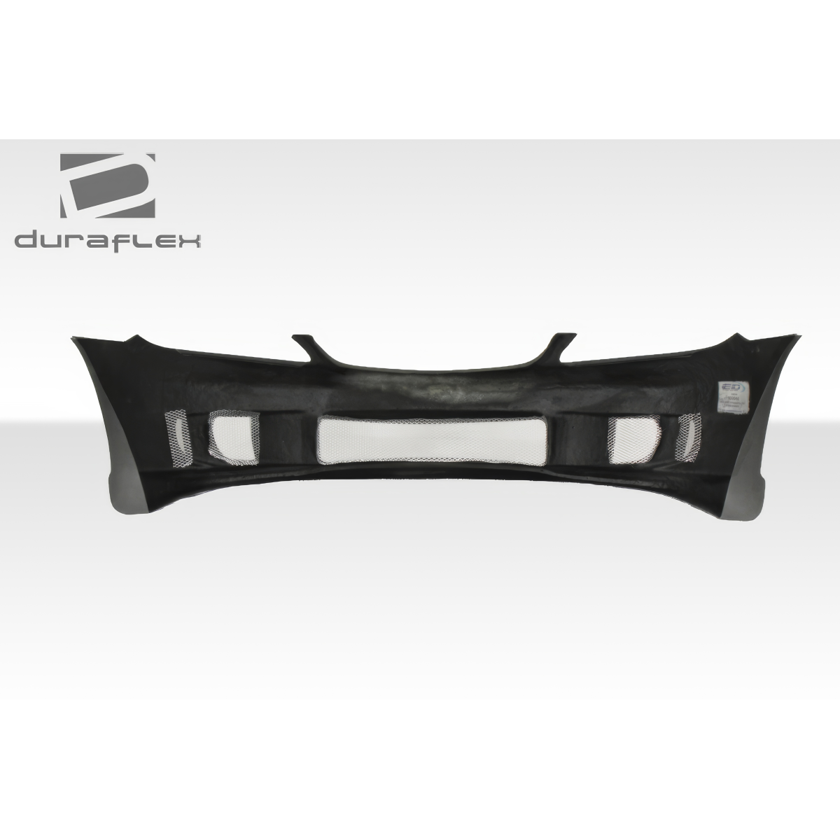 Modify your Honda Civic 2004 with our Exterior/Complete Body Kits - Front view showing design and structure of bumper