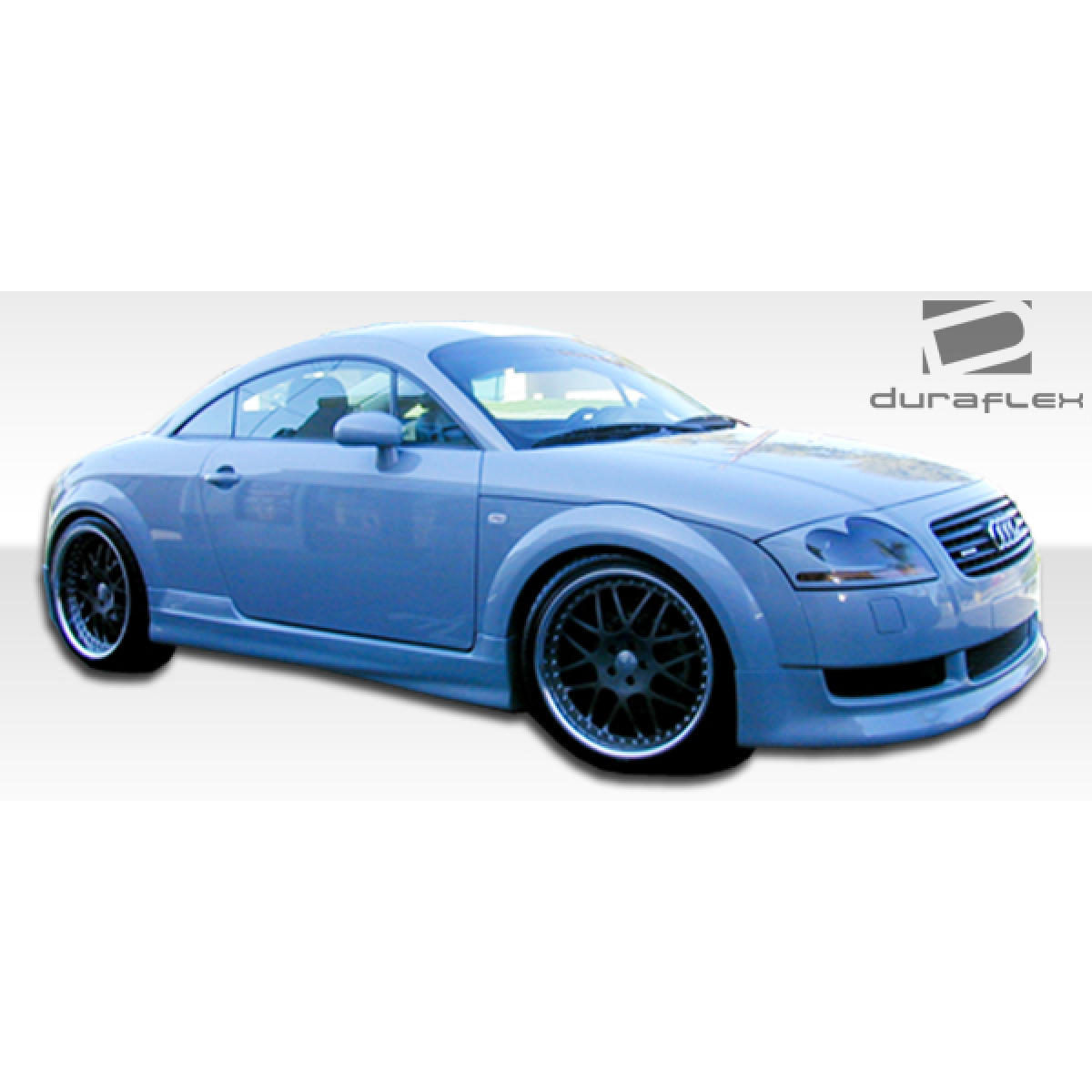 Modify your Audi RS4 2000 with our Exterior/Front Lips - Side angle showcasing the Audi vehicle design