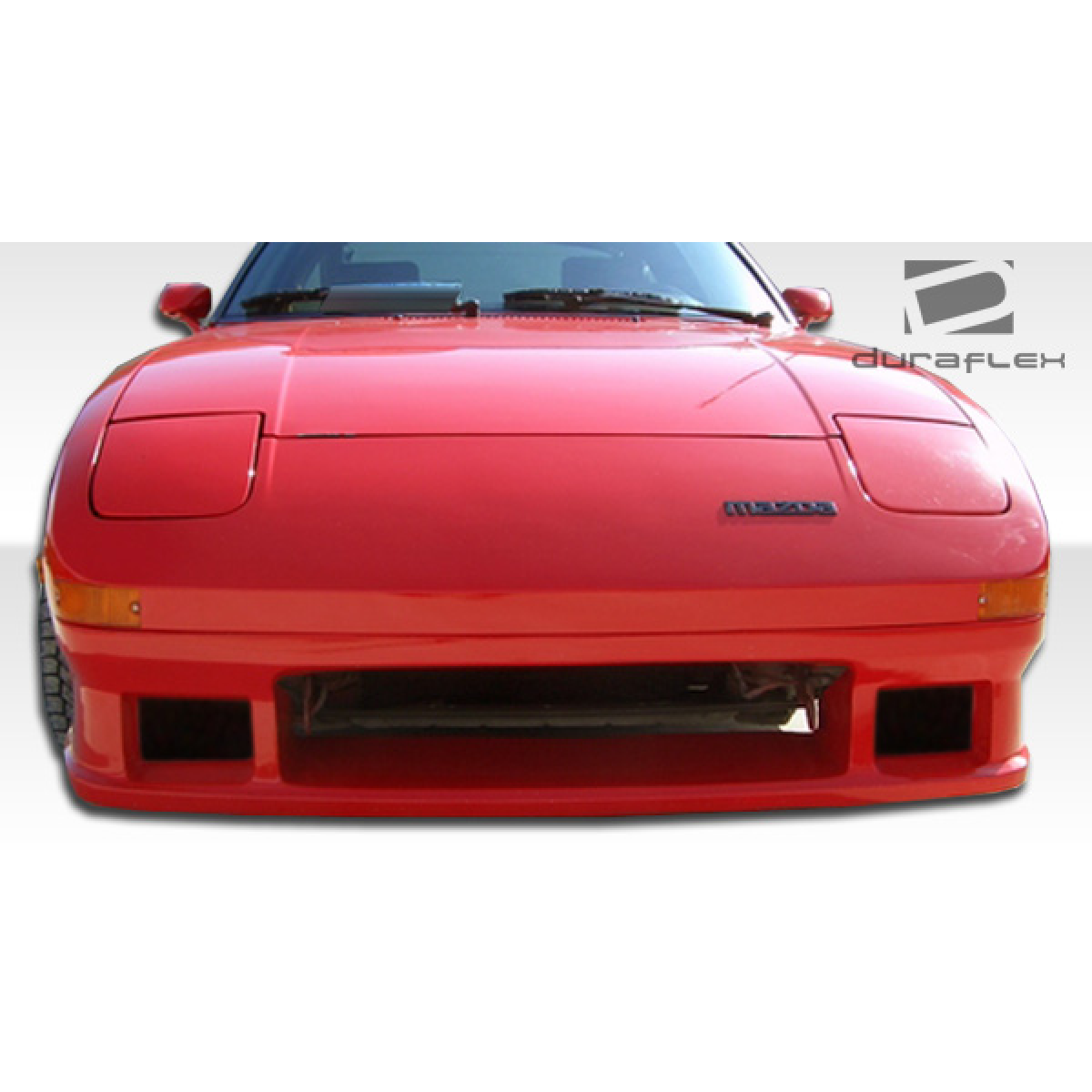 Modify your Mazda RX-7 1979 with our Exterior/Front Bumpers or Lips - Front view of a Mazda RX-7 at eye level