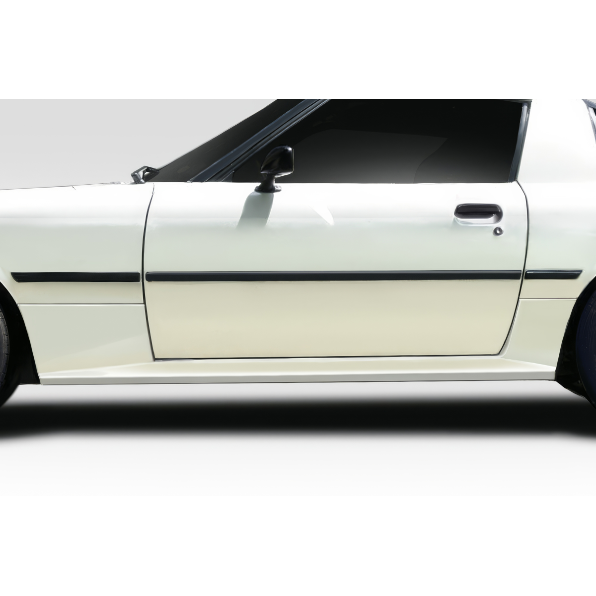 Modify your Mazda RX-7 1979 with our Exterior/Side Skirts - Side view of vehicle at 90 degrees angle