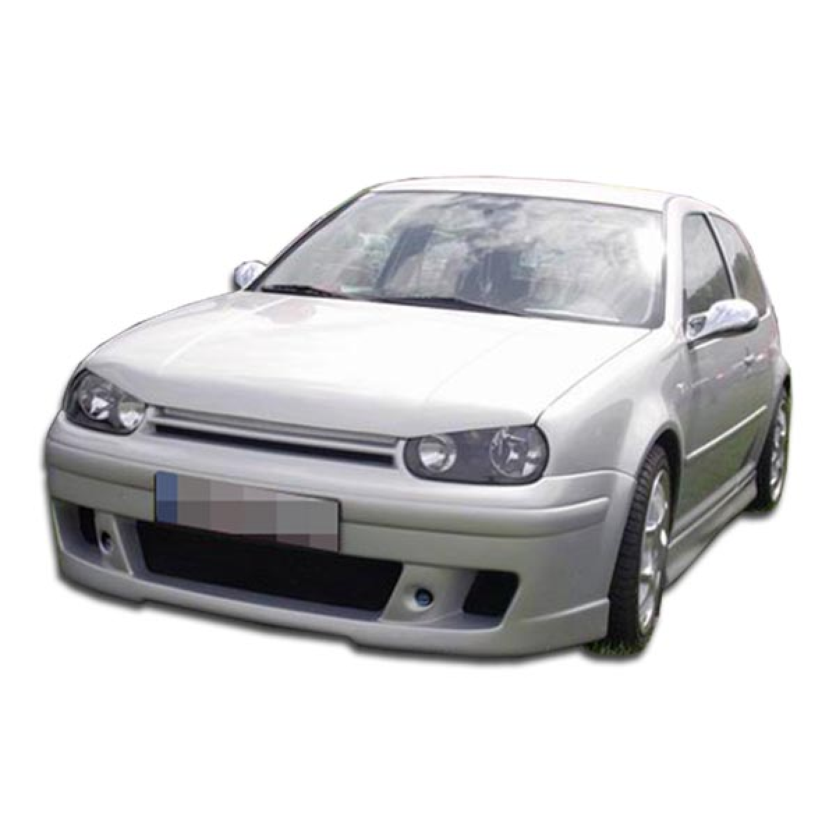 Modify your Volkswagen Golf 1999 with our Exterior/Front Bumpers or Lips - Front angle view of car part