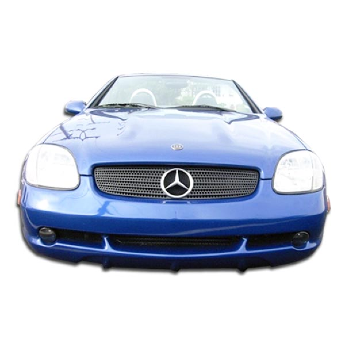 Modify your Mercedes-Benz SLK-Class 1998 with our Exterior/Front Bumpers or Lips - Front view of the vehicle at a straight angle