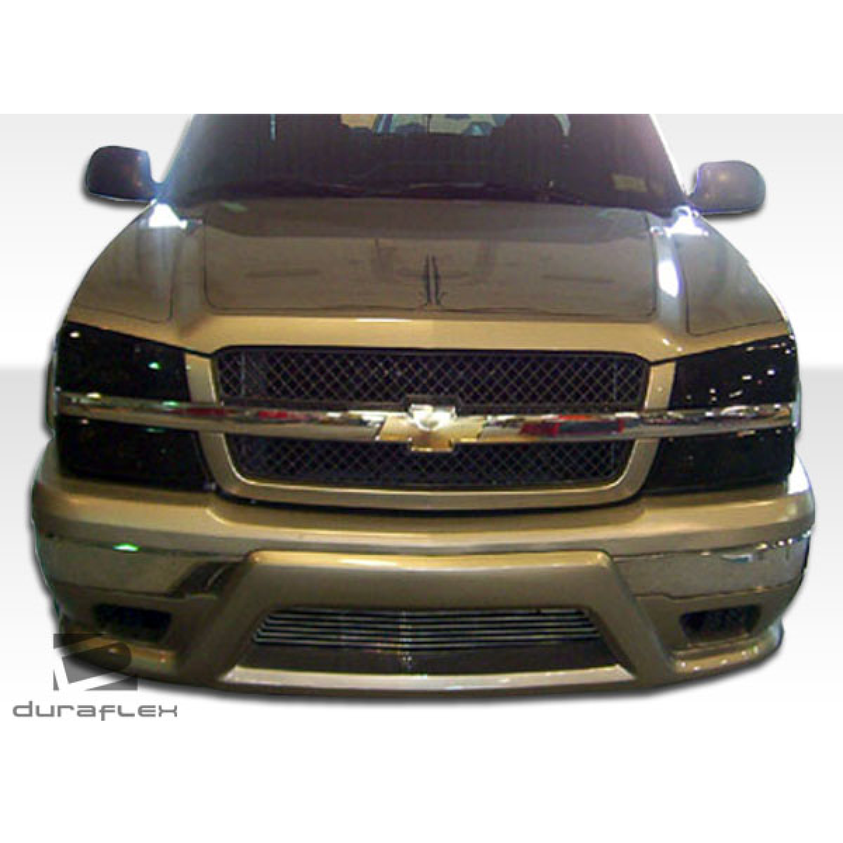 Modify your Chevrolet Avalanche 2003 with our Exterior/Front Bumpers or Lips - Front view of a Chevrolet Avalanche bumper