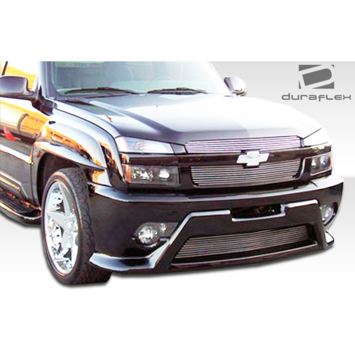 Modify your Chevrolet Avalanche 2002 with our Exterior/Front Bumpers or Lips - Front angle showcasing bumper design and features