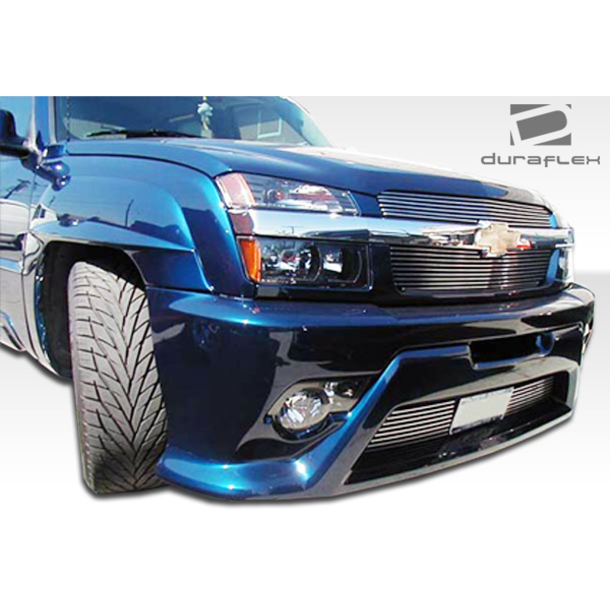 Modify your Chevrolet Avalanche 2002 with our Exterior/Front Bumpers or Lips - Front angle view of Chevrolet Avalanche bumper