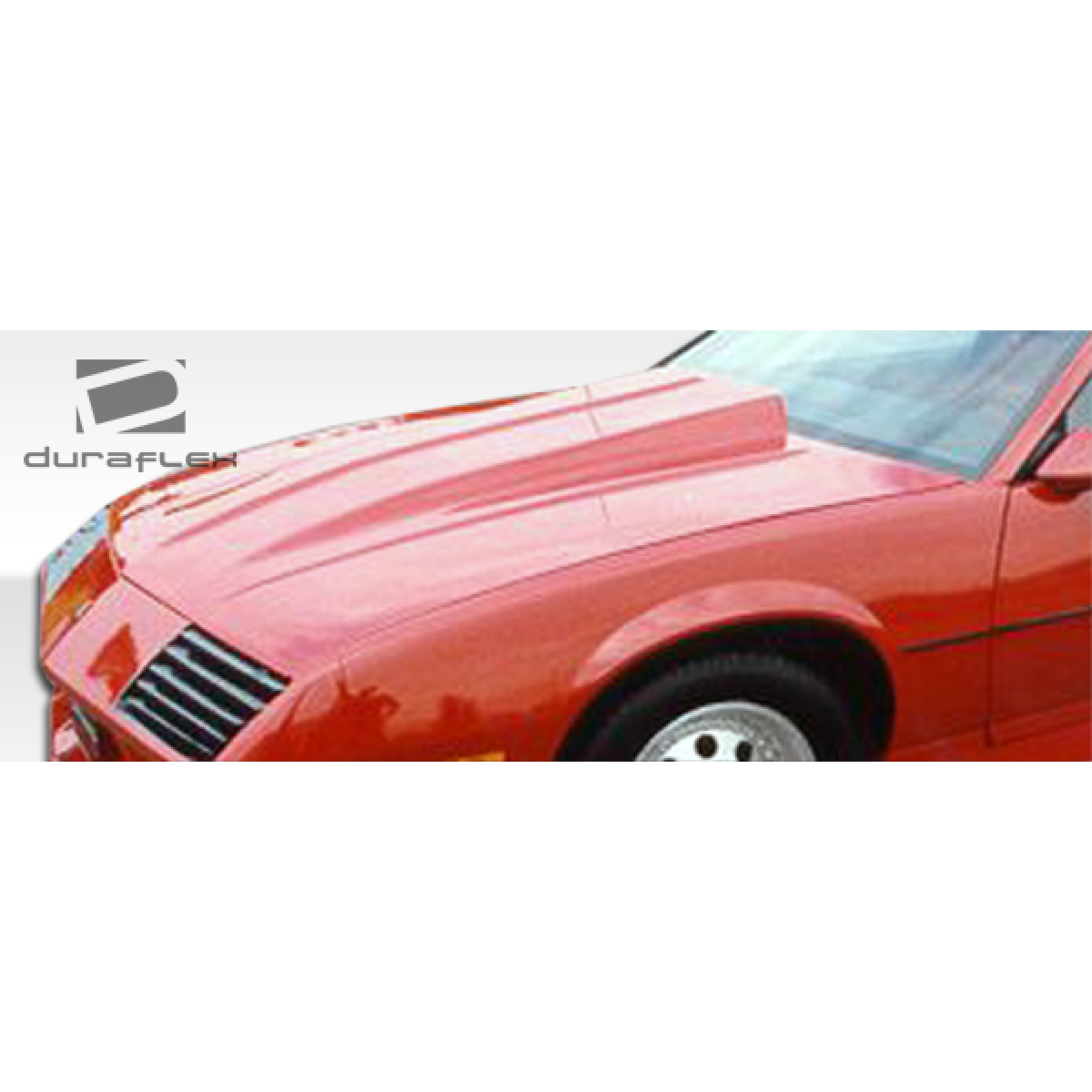 Modify your Chevrolet Camaro 1982 with our Exterior/Hoods - Main view shows hood from slightly above angle