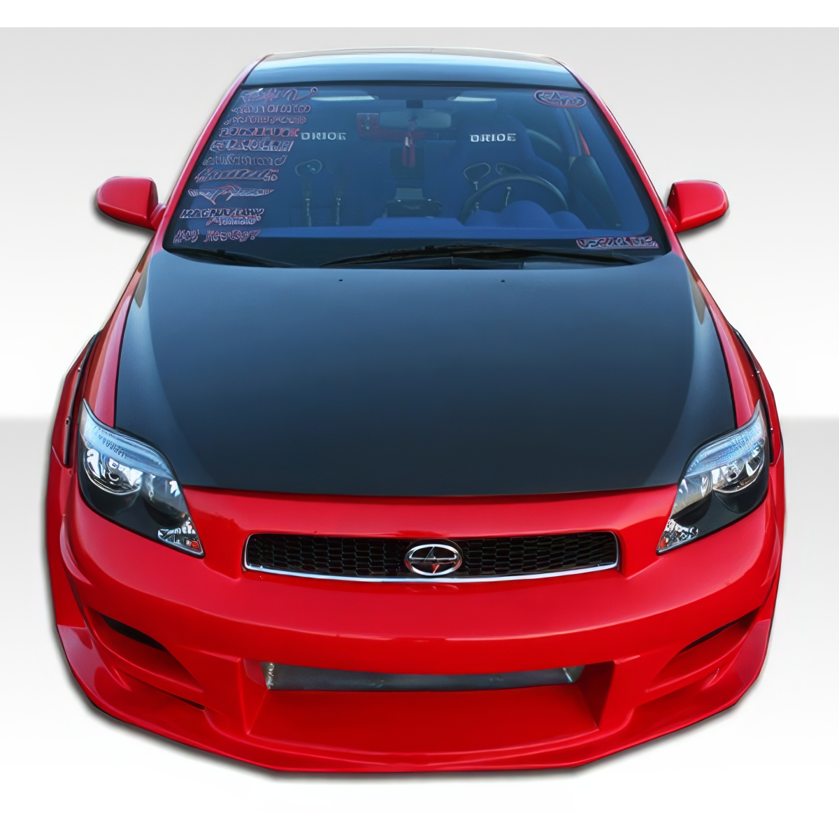 Modify your Scion tC 2005 with our Exterior/Complete Body Kits - Front view of vehicle at a straight angle