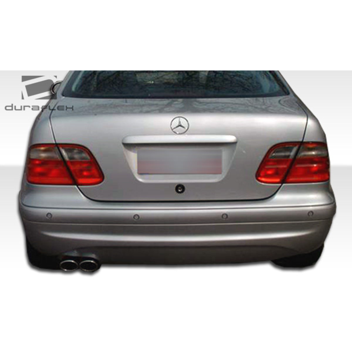 Modify your Mercedes-Benz CLK-Class 1998 with our Exterior/Complete Body Kits - Rear view angle of the car showing the bumper