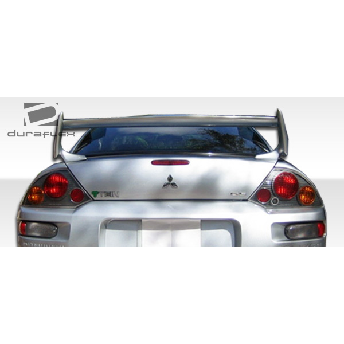 Modify your Mitsubishi Eclipse 2000 with our Exterior/Wings - Rear view angle of vehicle image showing spoiler