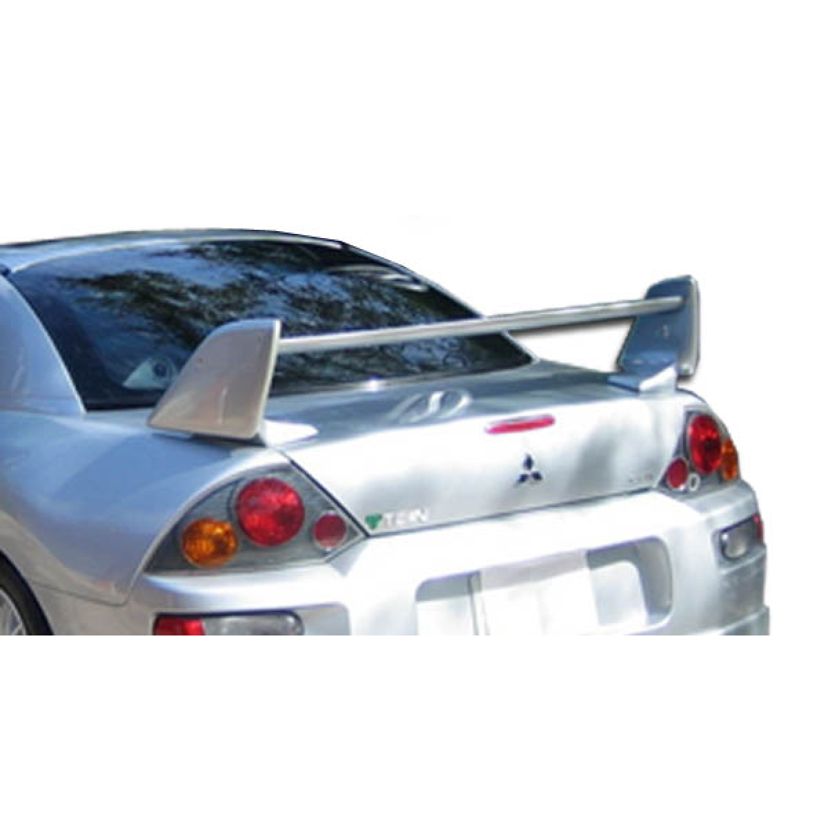 Modify your Mitsubishi Eclipse 2000 with our Exterior/Wings - Rear view angle showing Mitsubishi Eclipse spoiler