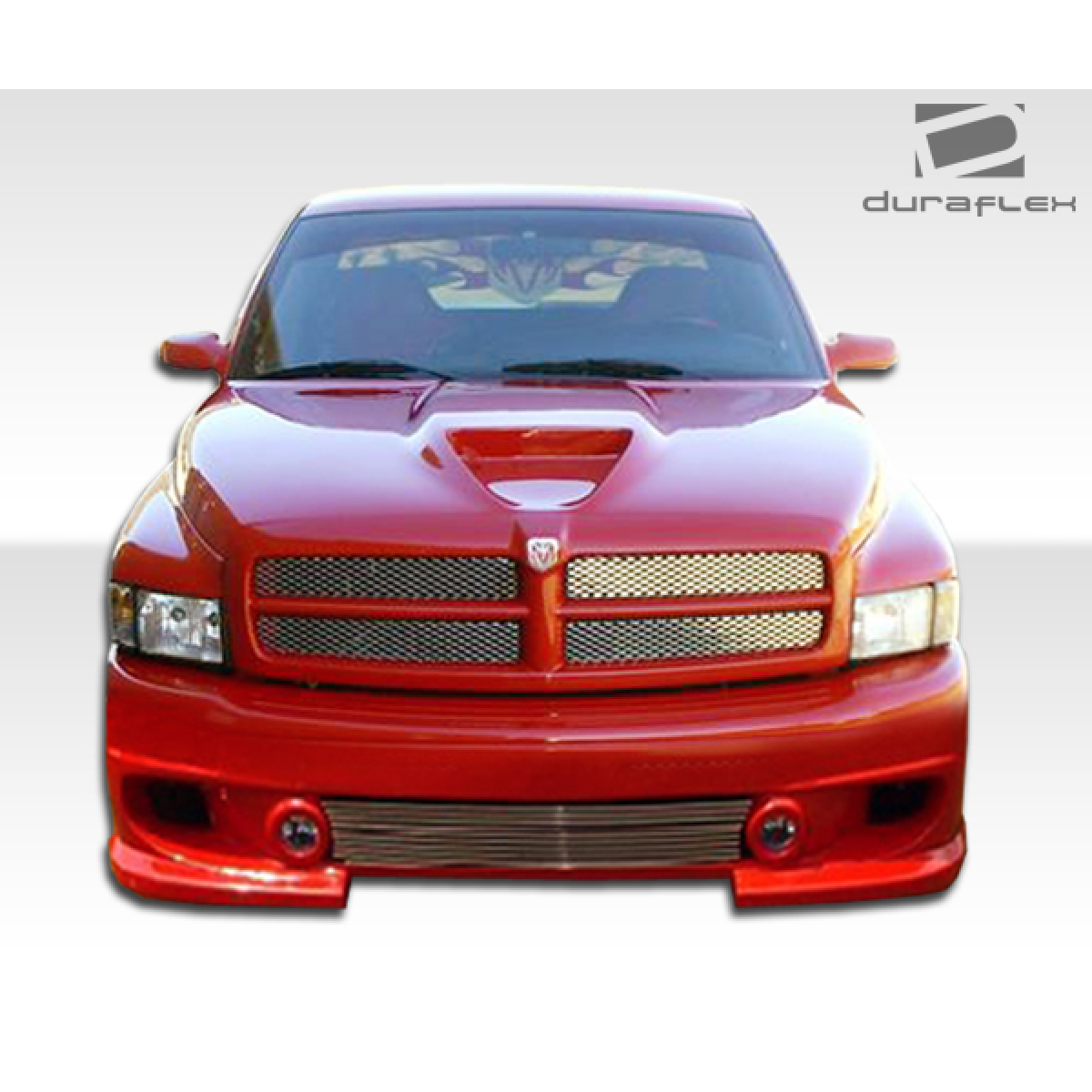 Modify your Dodge Ram 1994 with our Exterior/Front Bumpers or Lips - Front view of the vehicle at a straight angle