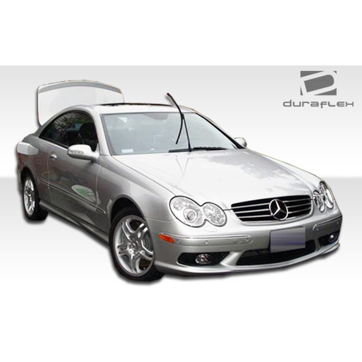 Modify your Mercedes-Benz CLK-Class 2003 with our Exterior/Side Skirts - Front three quarter view of the car