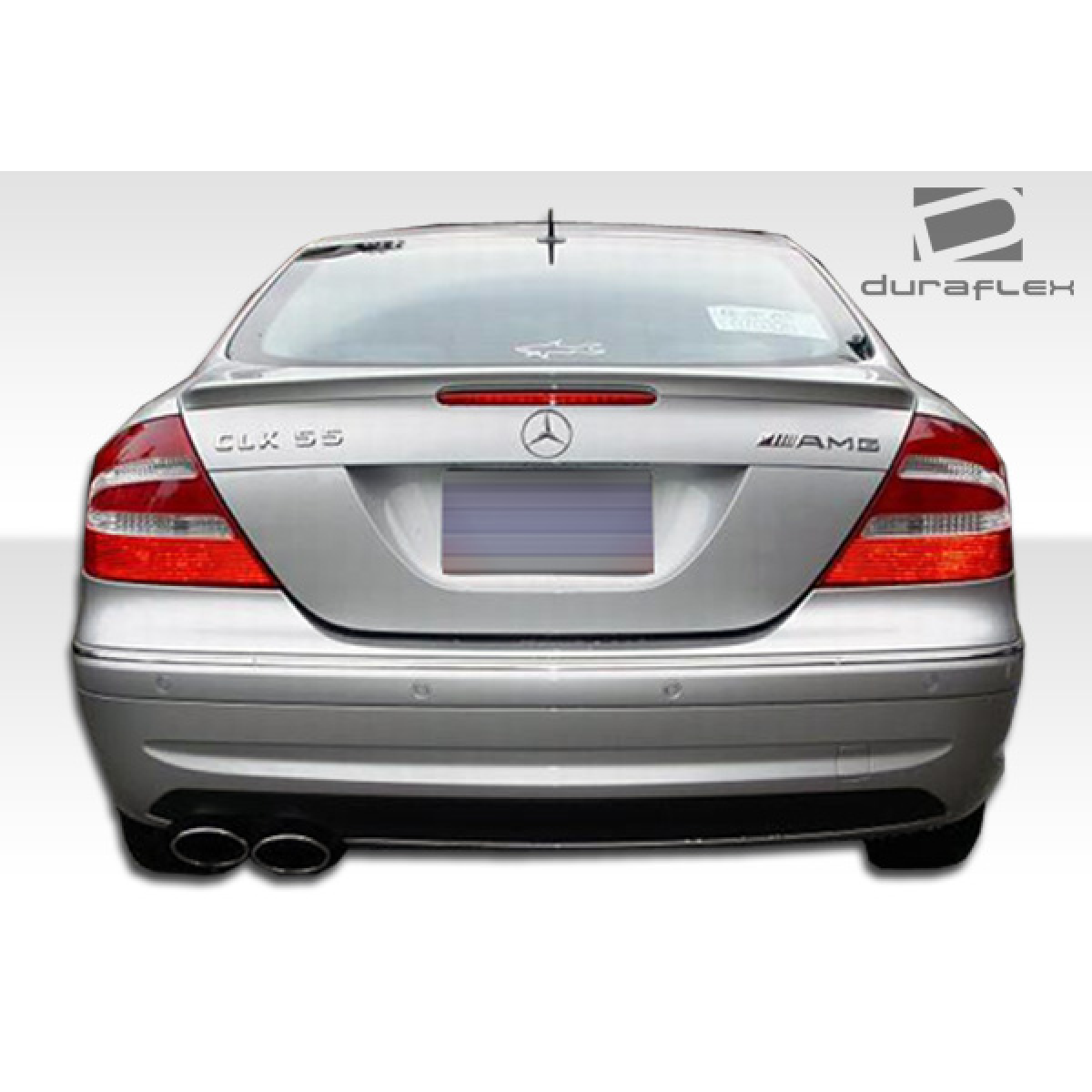 Modify your Mercedes-Benz CLK-Class 2003 with our Exterior/Side Skirts - View from the rear at a slight angle