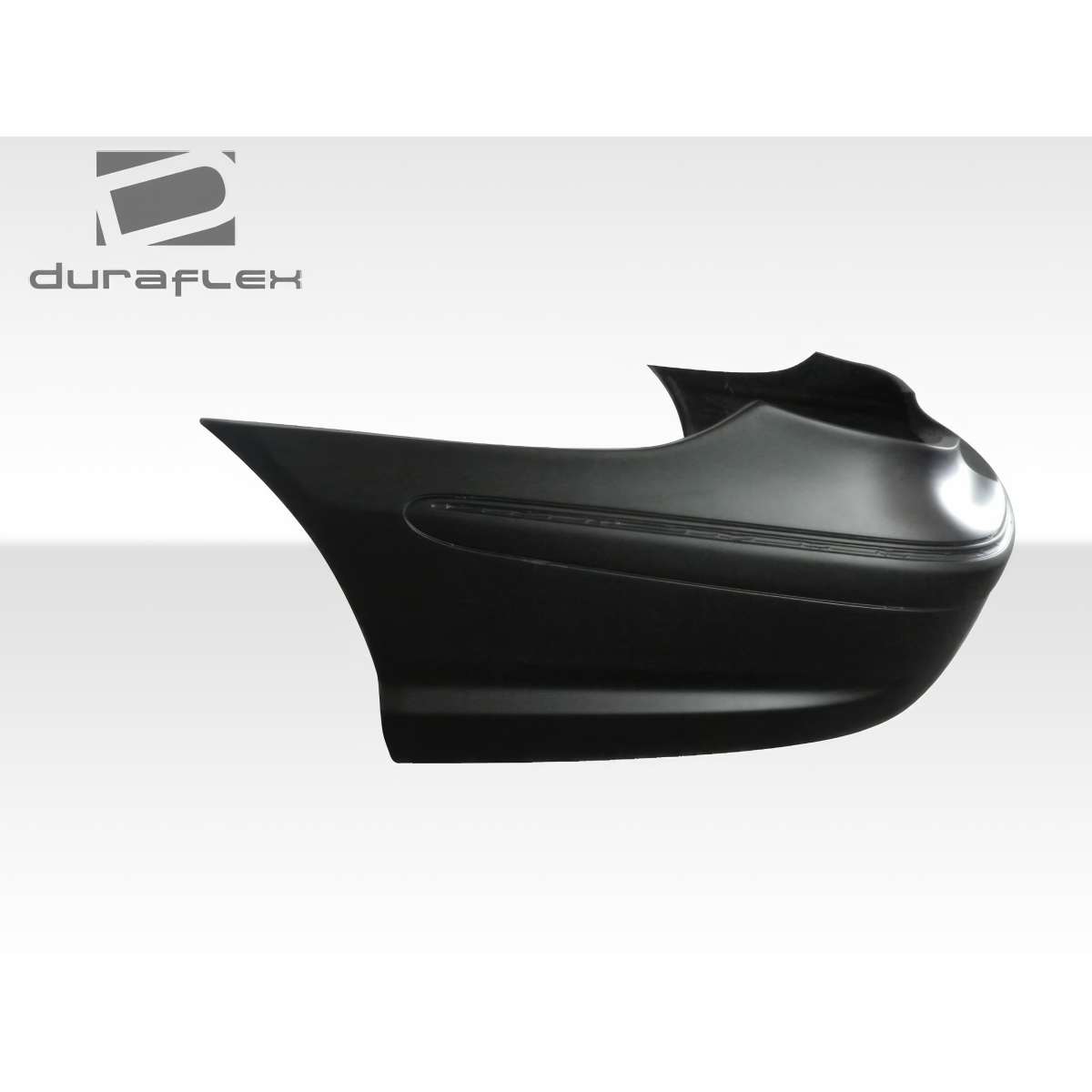 Modify your Mercedes-Benz CLK-Class 2003 with our Exterior/Rear Bumpers or Lips - Side view of rear bumper from a low angle