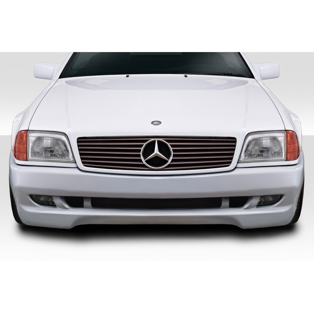 Modify your Mercedes-Benz SL-Class 1990 with our Exterior/Front Bumpers or Lips - Front view at eye level