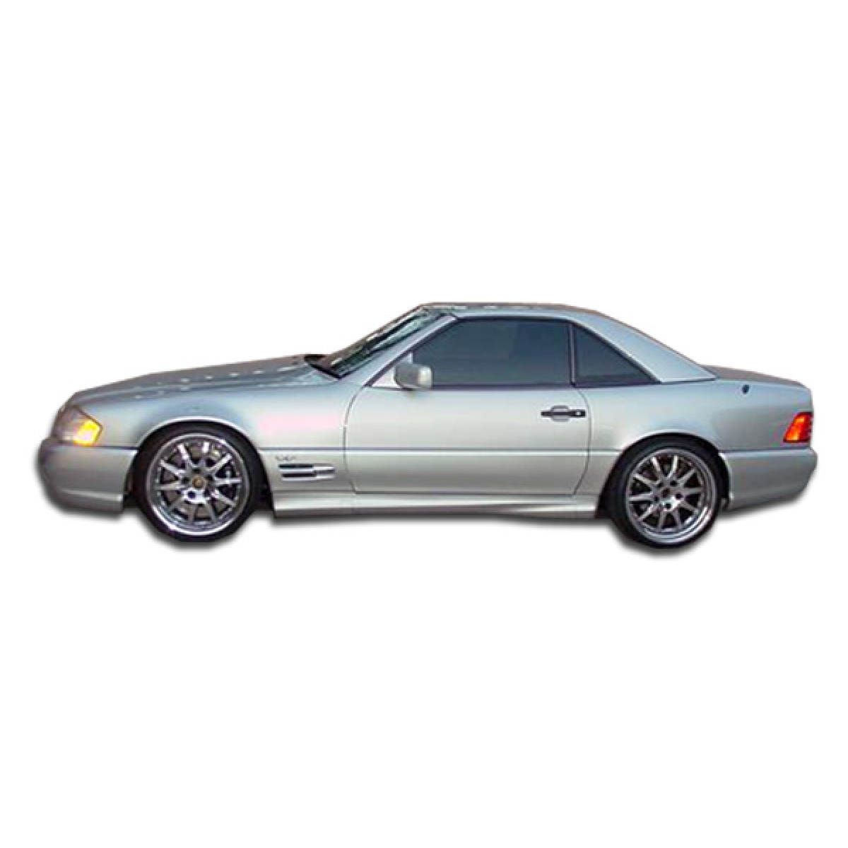 Modify your Mercedes-Benz SL-Class 1990 with our Exterior/Side Skirts - Side view of vehicle with part installed