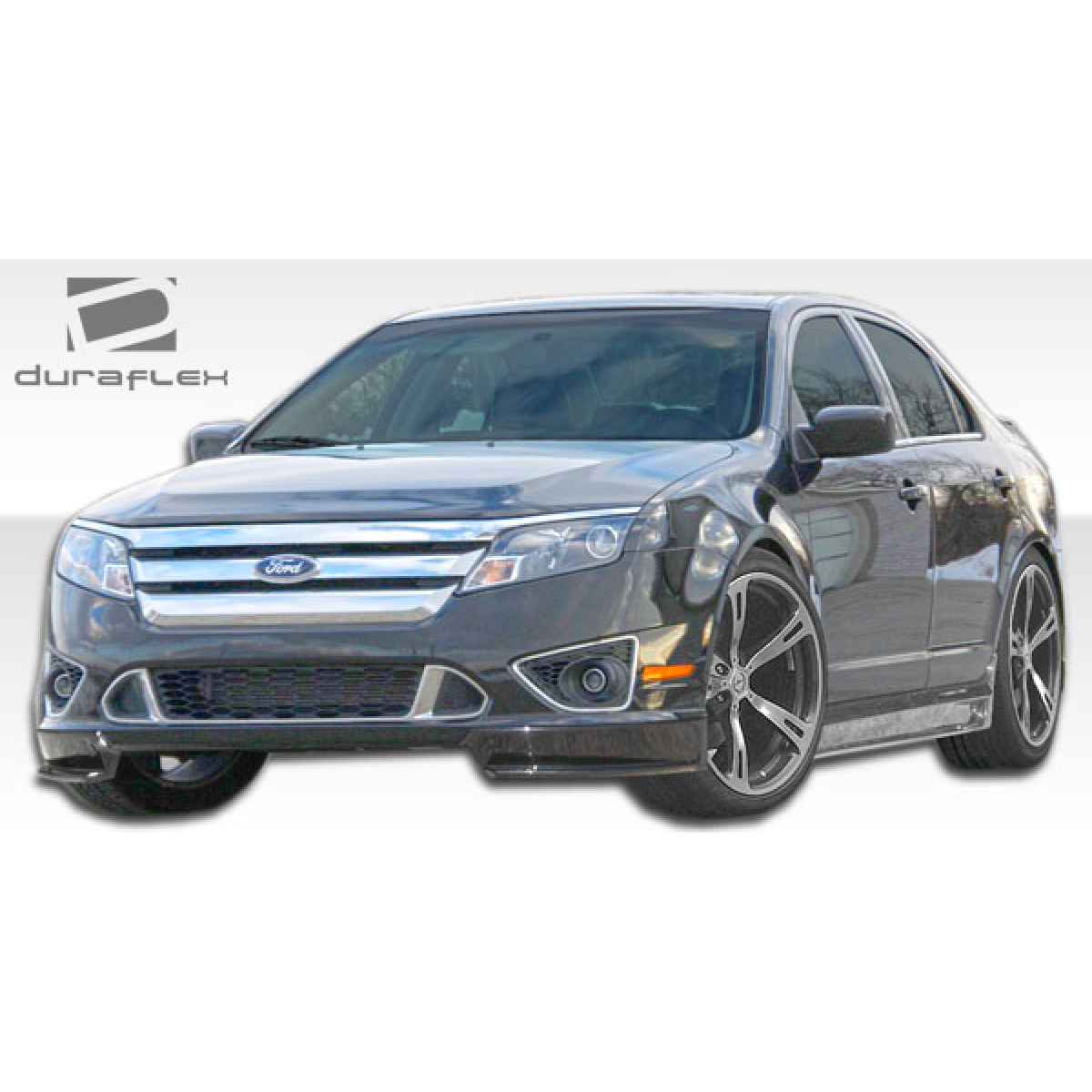 Modify your Ford Fusion 2006 with our Exterior/Side Skirts - Front three quarter view of vehicle