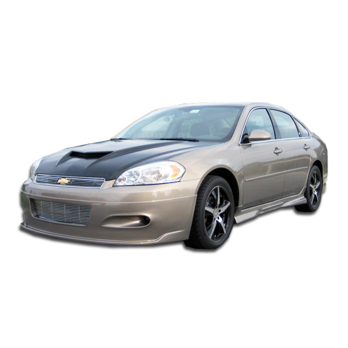 Modify your Chevrolet Impala 2006 with our Exterior/Front Bumpers or Lips - Front angle view of the vehicle from the side