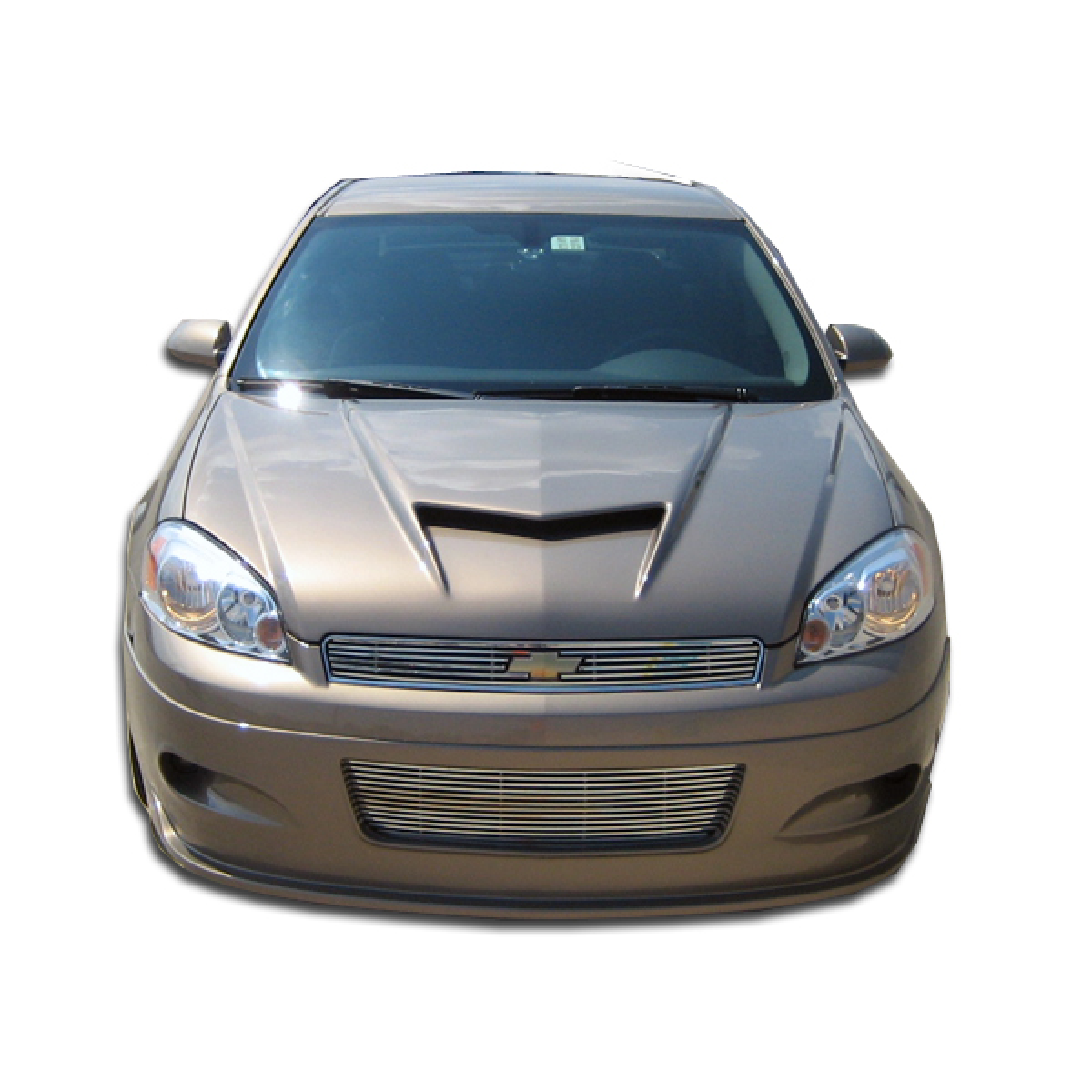 Modify your Chevrolet Impala 2006 with our Exterior/Front Bumpers or Lips - Front view of car at eye level angle