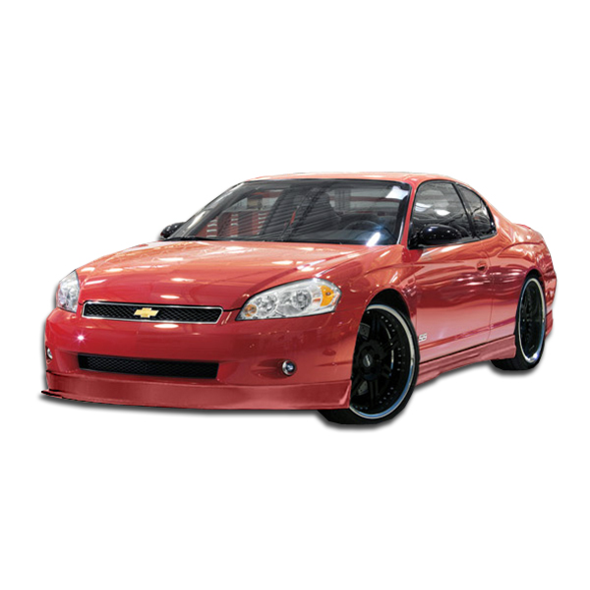 Modify your Chevrolet Monte Carlo 2006 with our Exterior/Front Bumpers or Lips - Front angle view of the vehicle