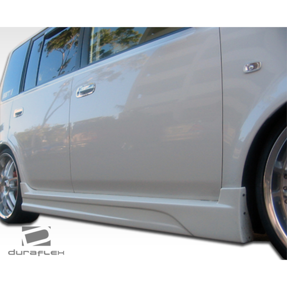 Modify your Scion xB 2004 with our Exterior/Complete Body Kits - Side view with focus on the rocker panels