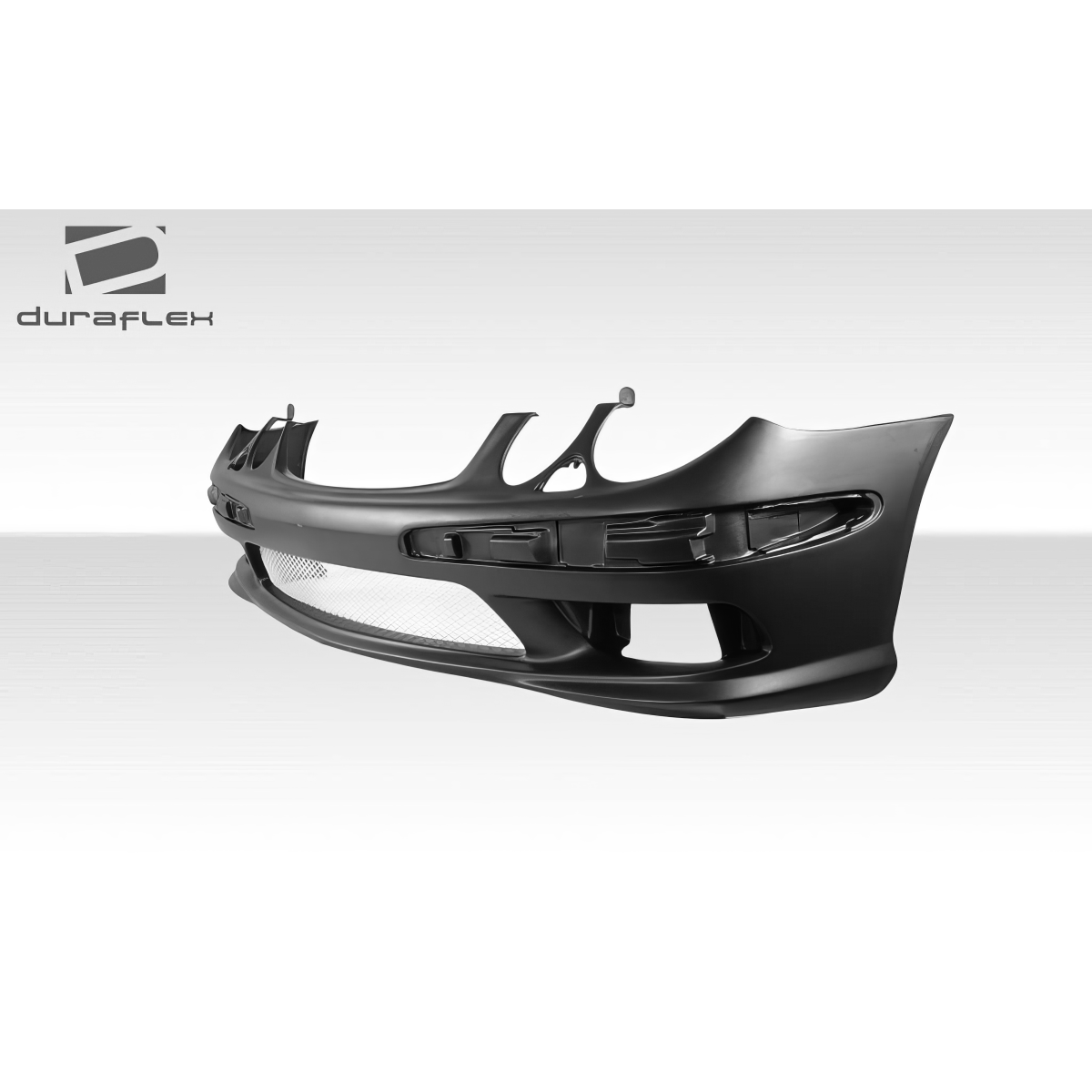 Modify your Mercedes-Benz E55 AMG 2003 with our Exterior/Front Bumpers or Lips - Angled view showcasing front bumper design