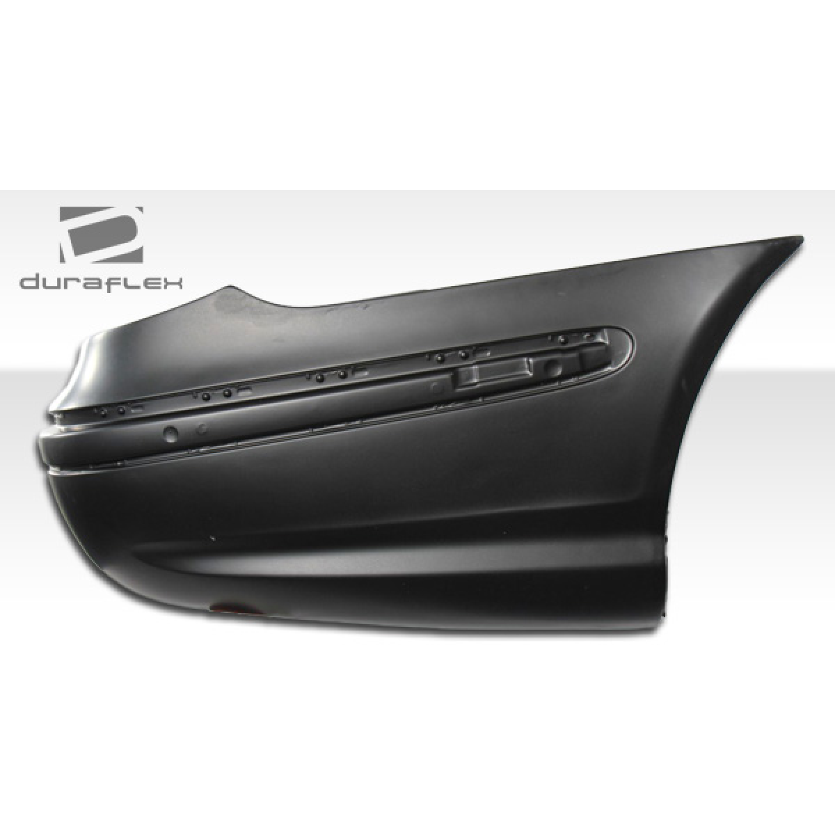 Modify your Mercedes-Benz E55 AMG 2003 with our Exterior/Rear Bumpers or Lips - Image shows rear bumper at a side angle