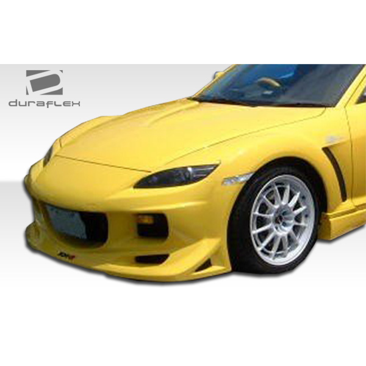 Modify your Mazda RX-8 2004 with our Exterior/Front Bumpers or Lips - Front angle view of front bumper design