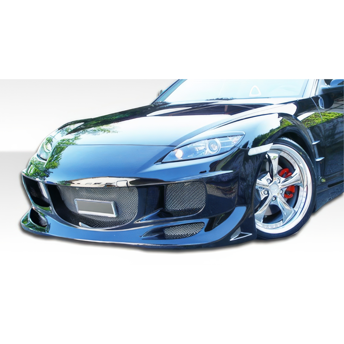 Modify your Mazda RX-8 2004 with our Exterior/Front Bumpers or Lips - Front view of Mazda RX-8 at slight angle