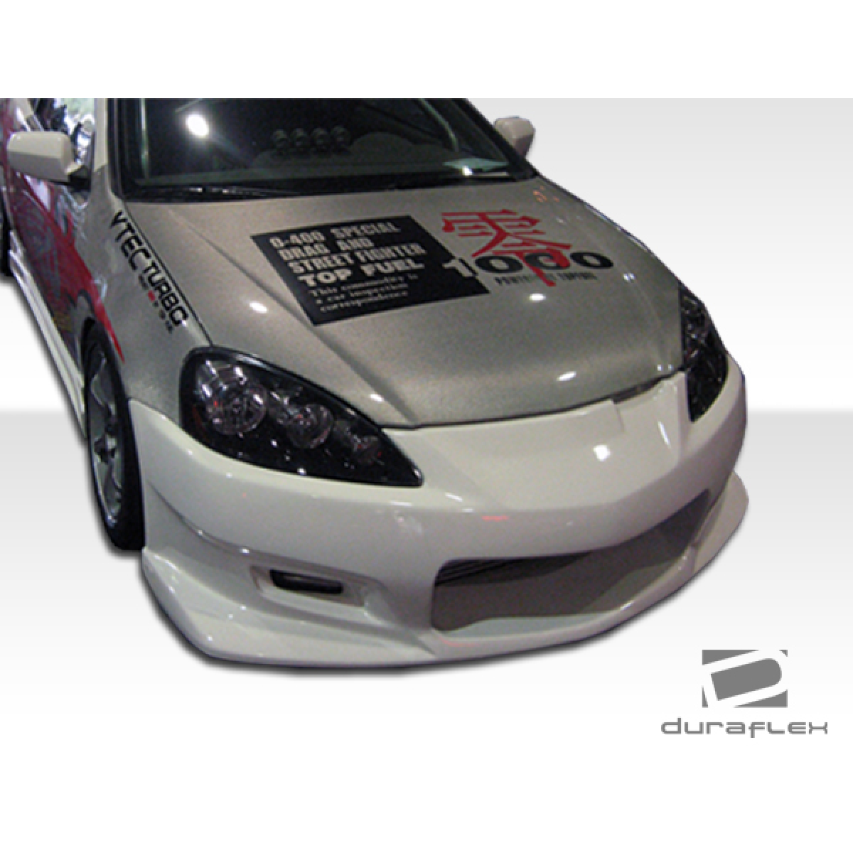 Modify your Acura RSX 2005 with our Exterior/Front Bumpers or Lips - Front angle view of bumper on Acura RSX
