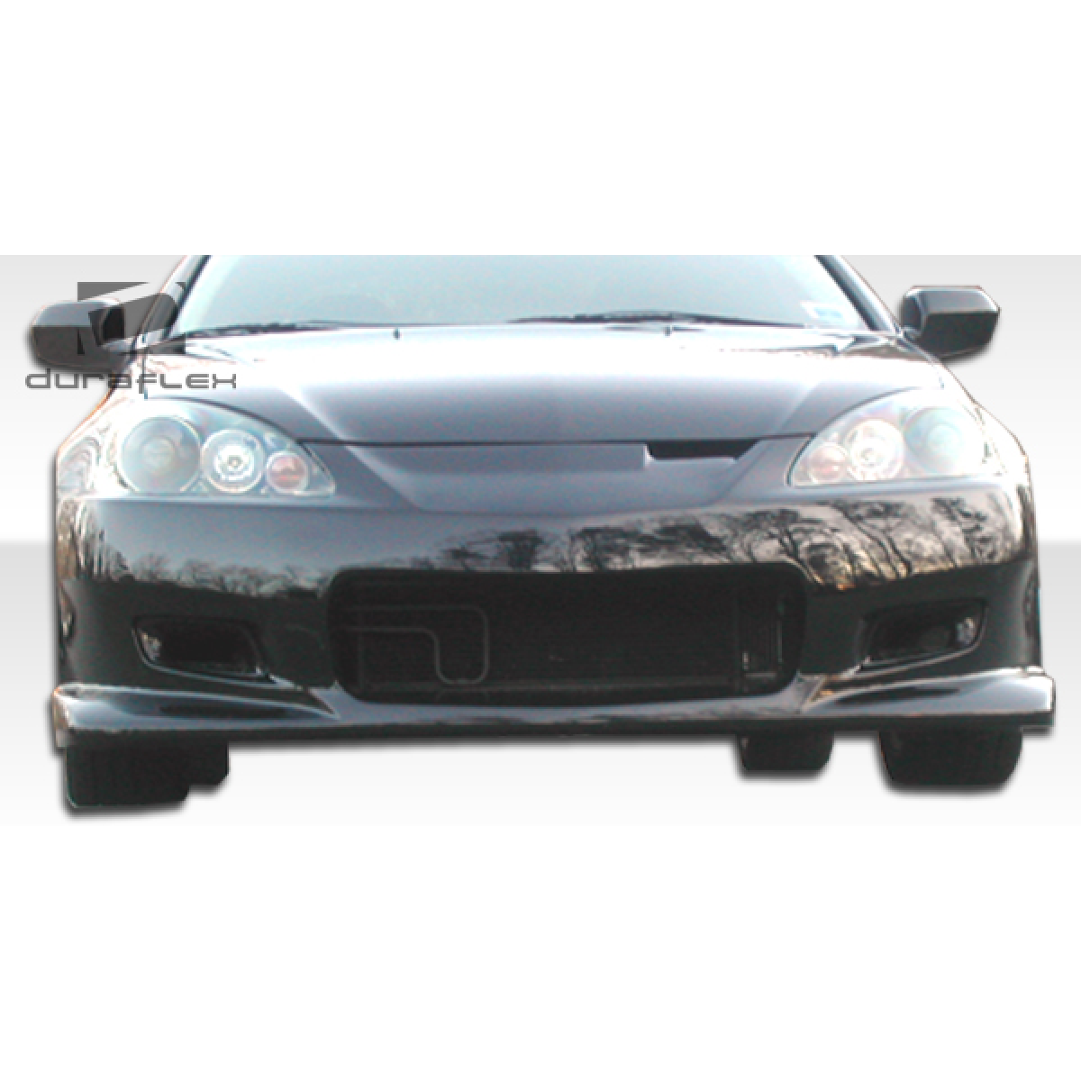 Modify your Acura RSX 2005 with our Exterior/Front Bumpers or Lips - Front view of a car at a straight angle