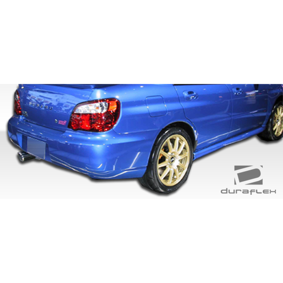 Modify your Subaru Impreza 2002 with our Exterior/Side Skirts - Side angle view of the vehicle part shown