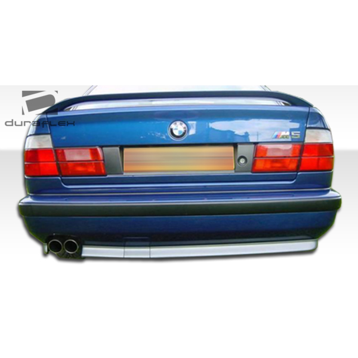 Modify your BMW 5-Series 1989 with our Exterior/Rear Bumpers or Lips - Rear view at a straight angle