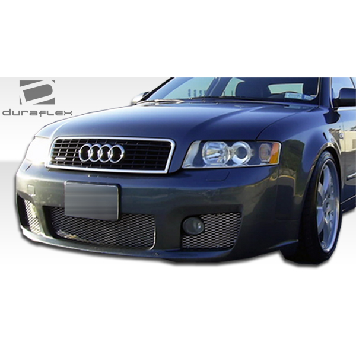 Modify your Audi A4 2002 with our Exterior/Front Bumpers or Lips - Front angle view of Audi A4 B6 bumper