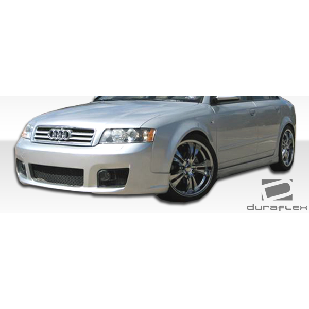 Modify your Audi A4 2002 with our Exterior/Front Bumpers or Lips - Front angle view of Audi A4 bumper part