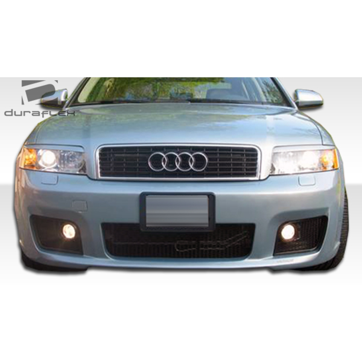 Modify your Audi A4 2002 with our Exterior/Front Bumpers or Lips - Front view of Audi A4 showing bumper design