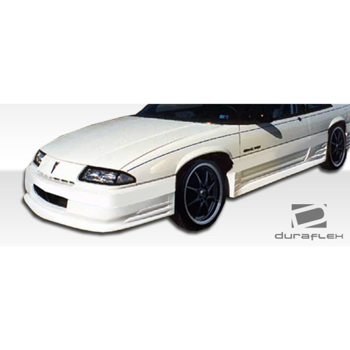 Modify your Pontiac Grand Prix 1988 with our Exterior/Side Skirts - Front three quarter view of car at slight angle