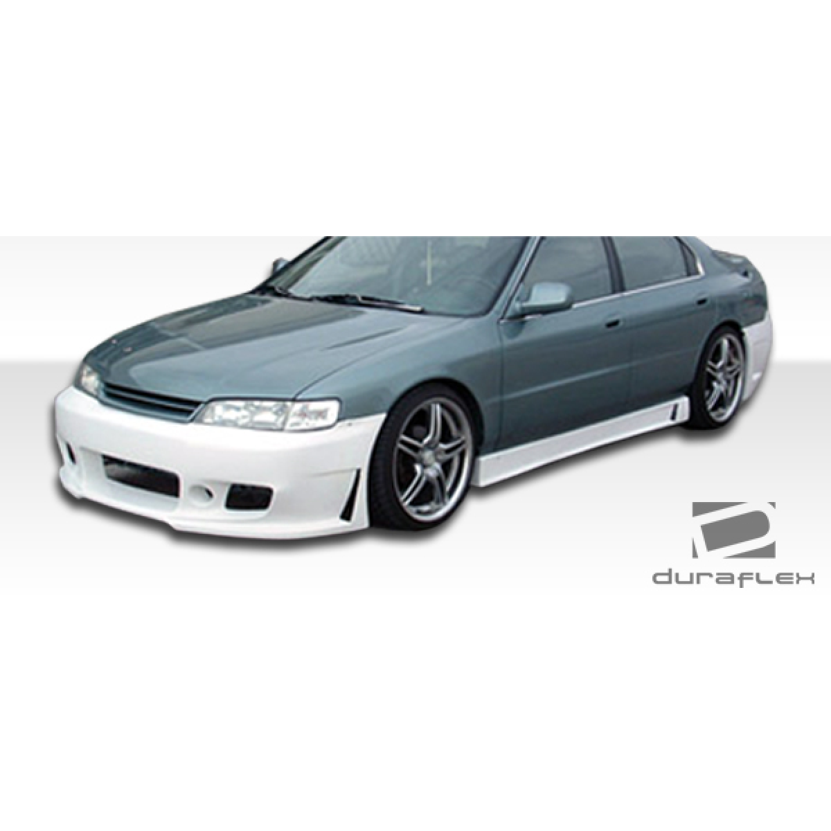 Modify your Honda Accord 1994 with our Exterior/Side Skirts - Frontal three quarter angle view of the vehicle