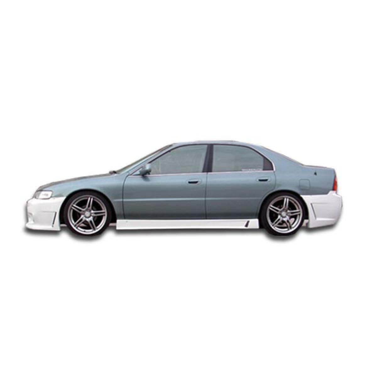 Modify your Honda Accord 1994 with our Exterior/Side Skirts - Side view angle of a modified Honda Accord